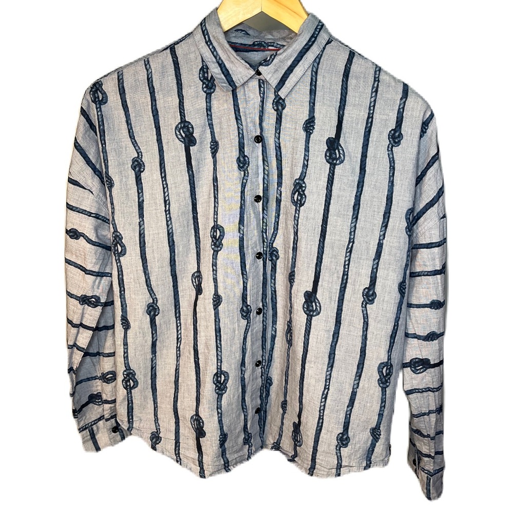 Maison Scotch navy blouse petite
